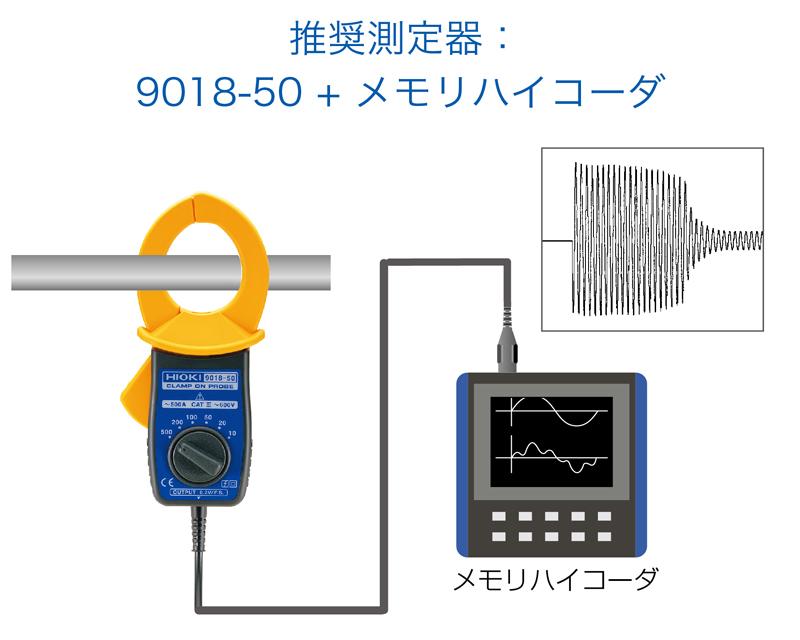 肌触りがいい HIOKI クランプオンプローブ 9018-50 901850 2282069 送料別途見積り 法人 事業所限定 掲外取寄 